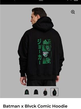 Batman x Blvck Comic Hoodie- excellent condition, size XL